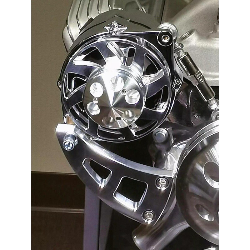 Ropspeedracing BBC Aluminum Alternator Bracket For Long Water Pump Big