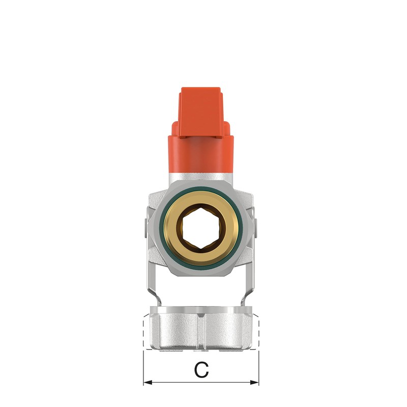 Simplex KFE F10648 Solar Ball Valve with Hose Connection Passage