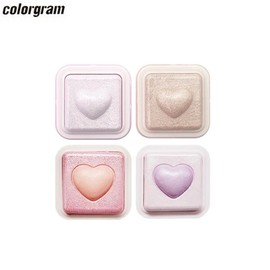 COLORGRAM Milk Bling Heartlighter 2.2g, Color:02 Pink Heart
