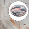 Hilados Gruesos Y Gruesos Que Rellenan Los Hilados Rosa Gris