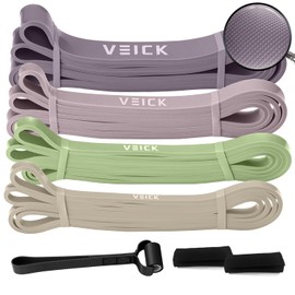 VEICK Resistance Bands for Working Out, Exercise Bands, Workout Bands, Pull Up Assistance Bands, Long Heavy Stretch Bands Set for Men and Women, Power Weight Gym at Home Fitness Equipment