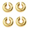 ALRNBY Ear Cuffs Non Piercing Non Tarnish Gold Silver Clip