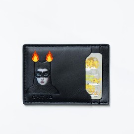 Cat Lady Hero Featuring ID Wallet (Version without hair texture), Driver License Holder, Suitable for Most Faces, Best Gifts for Friends and Lovers, Girls' Choice, Mother's Day Gift - Color: CID-NOB