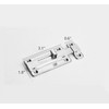 ESUPPORT ESUPPORT 6 Pack Barrel Bolt Latch Slide Lock Thickened Stainless Steel Brushed Finish for Bathroom Door Security with Mounting Screws
