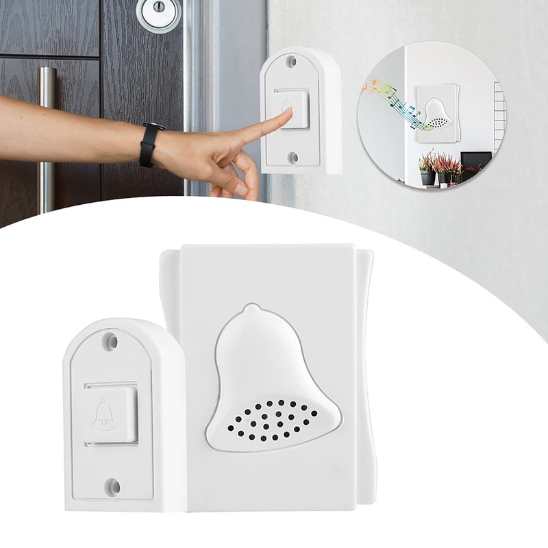 DC 12V Doorbell, Wired Doorbell Indoor Ding Dong Doorbell Doorbell