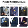 LJBFNN Pocket Squares for Men, 11.81'' Mens Womens Handkerchiefs with