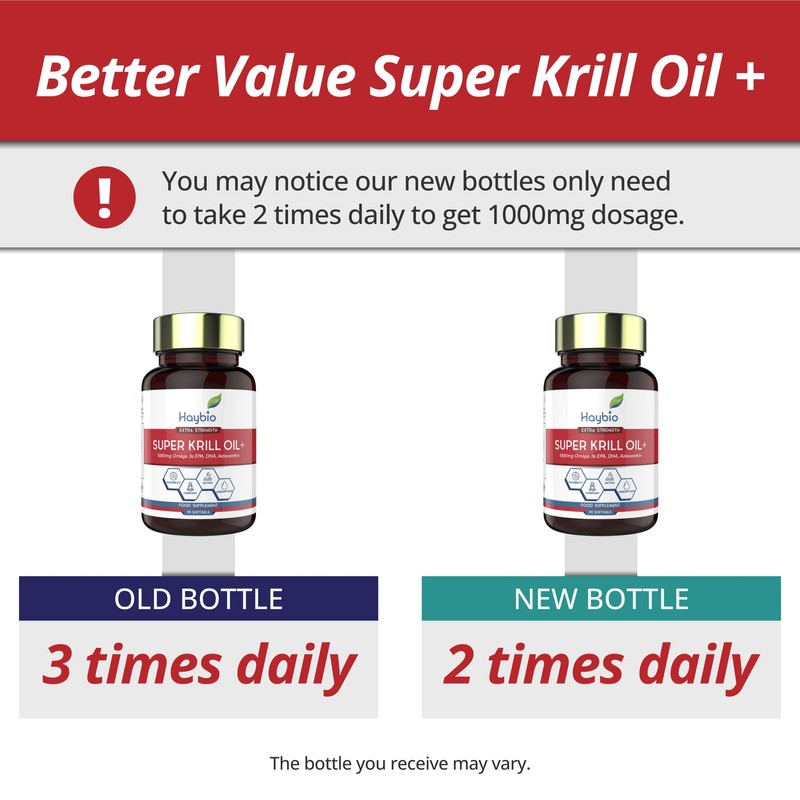 Krill Oil Capsules High Strength - Organic Joint Care Pain