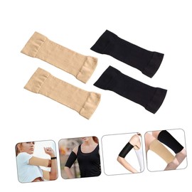 COLLBATH 2 Pairs Elastic Compression Arm Sleeves Lightweight Shaping Pressure Sleeves for UV Protection Outdoor Sports Hiking Cycling Driving Basketball Fitness
