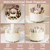 360° Rotate Makeup Brush Holder Organizer, Makeup Organizers Countertop, Makeup