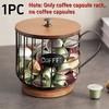 NBBENG Coffee Capsule Holder, Round Coffee Basket Decor for Kitchen