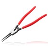 LEONTOOL Snap Ring Pliers for Axles, Straight Long, Nail Tip