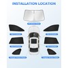 Canvcle Sunshades for 2020-2025 Subaru Outback Accessories Windshield Sun Shade