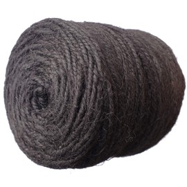 Twine Jute Twine Black Jute Twine | 100% Jute Yarn Made of Dyed Natural Fibre | 100 m Triple Twisted | Garden Cord | Parcel Cord | Environmentally Friendly Twine | Natural Cord - Extra Strong