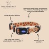 Ancol Maple Leaf Patterned Round Dog Collar Lightweight Sturdy Adjustable