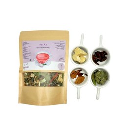 Té Relax, Ansiedad, Estrés, Miedo, Nervios, Insomnio, Ataques de Pánico, Té Herbal Infusion Relajante, Tisana Artesanal 100% Natural Formula Magistral.