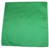 Mechaly Solid Colors 100% Cotton Bandana (Green)