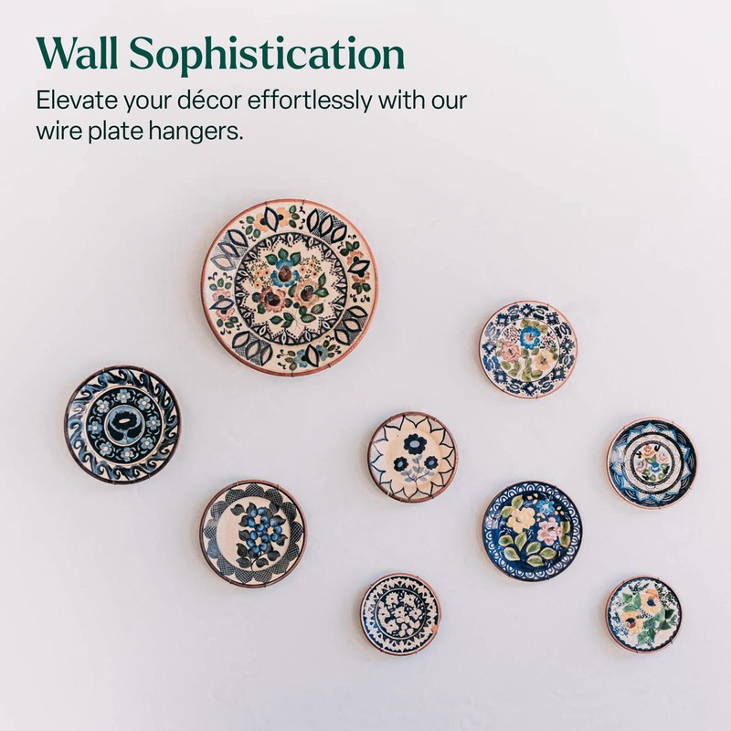 WINSOME Invisible Plate Hangers for Wall | Decorative Dish Display