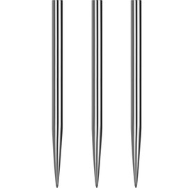 Mission Darts Glide Steel Tip Dart Points | Smooth Plain Spare Points, 40mm, Silver (#_1xX2430)