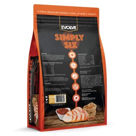 Evolve Simply Six Turkey Meal, Brown Rice and Pea Recipe