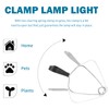 EP Clamp Lamp Light with Detachable 5.5 Inch Aluminum Reflector,