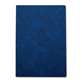 Square & Compass Masonic Bound Journal (Blue)