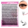 Lash Clusters Extensions 200pcs 30D Individual Cluster Lashes Mixed Tray