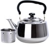 Aramco Alpine Cuisine Tea Kettle & Strainer, 3 L, Stainless