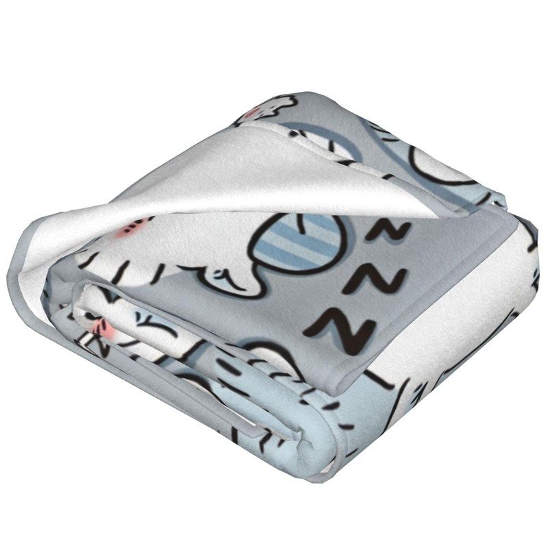 Chiikawa Blanket, Flannel Soft Fluffy Blanket, Single, Dust Mite Resistant,