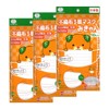 Sanyo Bussan Mikan Non-woven Mask, 10 Sheets x 3 Bags,
