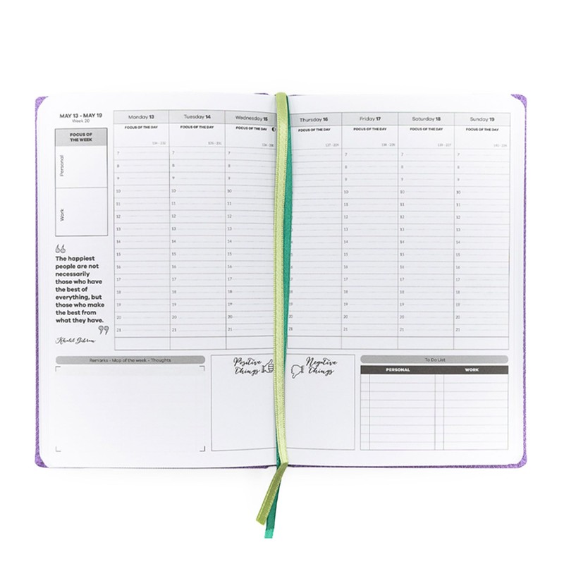 Life Planner Motivational Diary Made in Italy | 12 Month