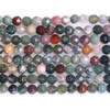 abalorio semipreciosas para bisutería, hechas a mano, bricolaje, 4mm/Faceted Indian