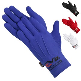 EVO Winter Thermal Inner Gloves Golf Skiing Cycling Motorbike walking Baselayer (Blue, Medium)