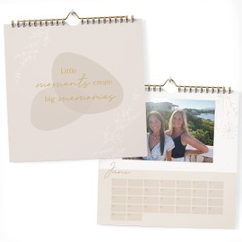 KIND OF HAZEL® Photo Calendar to Design Yourself Without Year, Craft Calendar, Calendar for Self-Design, Birthday Calendar Everlasting, Wall Calendar as DIY Gift