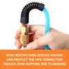 GASHER 1/4'' x 100FT Reinforced Polyurethane Air Hose, Maximum Working
