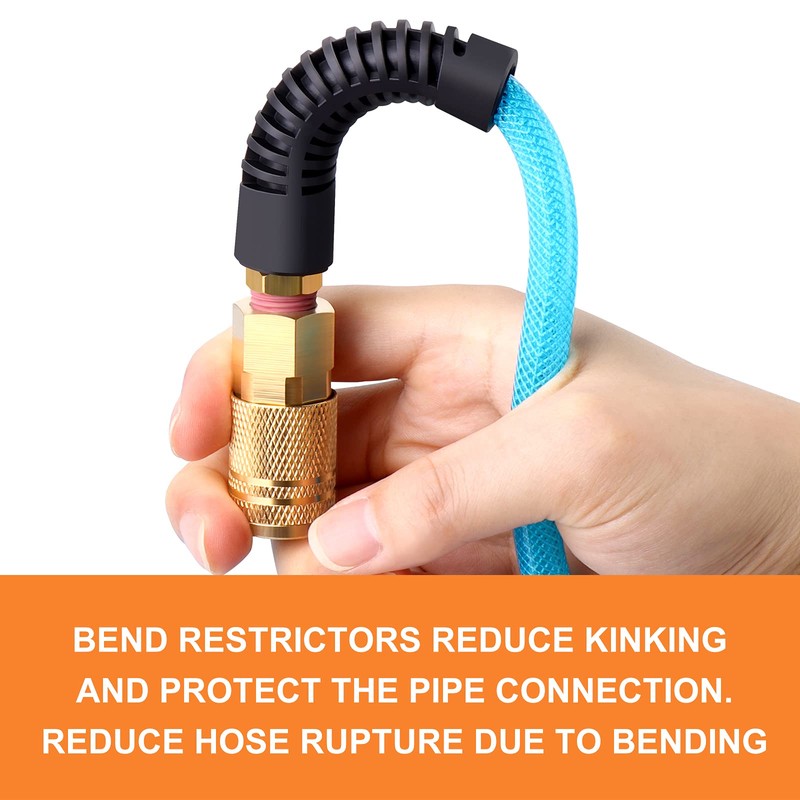 GASHER 1/4'' x 100FT Reinforced Polyurethane Air Hose, Maximum Working