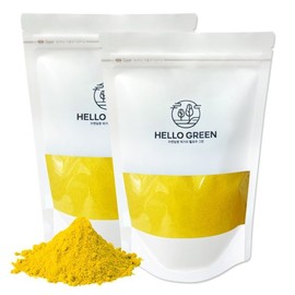 (헬로우 그린)진도산 프리미엄 울금 분말 가루 500gx2(팩) 1kg (Hello Green) Jindo Premium Turmeric Powder 500g x 2 (Pack) 1kg