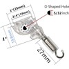 2pcs 1" Blinds Wand Tilter Mechanism with D shaped Gear