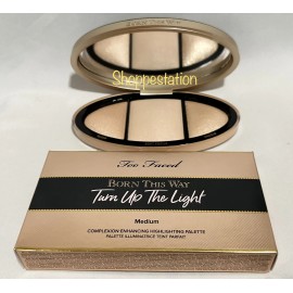 TOO FACED Born This Way Turn Up The Light Highlighting Palette Shade MEDIUM