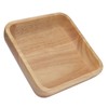 Wood Salad Bowl Square Thicked Simple Food Rice Salad Bowl