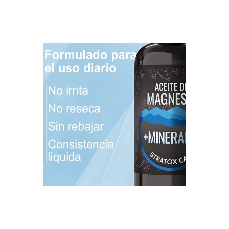 Aceite de magnesio + Minerales | 100% Puro | 250ml