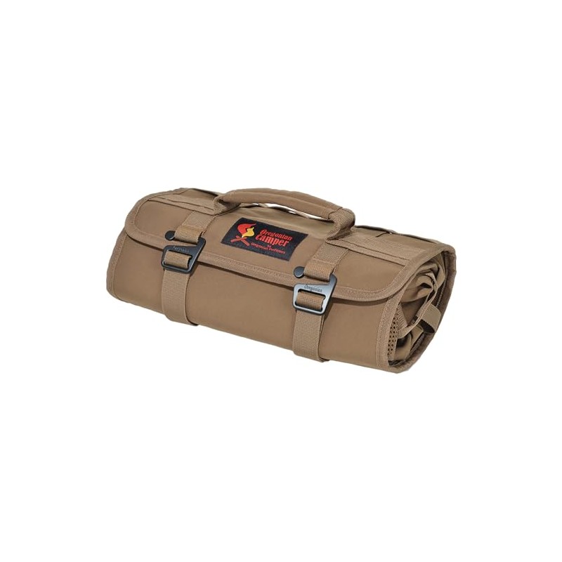 Oregonian Camper Cutlery Case, Chef's Roll, Wolf Brown OCB2209WB