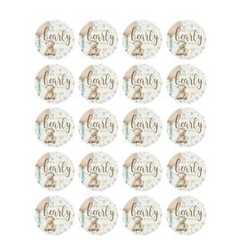 1.875" Pre-Cut Round We Can Bearly Wait Edible Image Cupcake Toppers