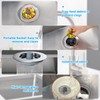 Hibbent Kitchen Sink Plug,Kitchen Sink Strainer and Stopper Combo,with 2