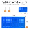 Metal Pegboard Panels 24" x 12" 4 Pack Heavy Duty
