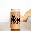 Best Mom Ever 16oz Frosted Glass Cup - Ideal Mother's