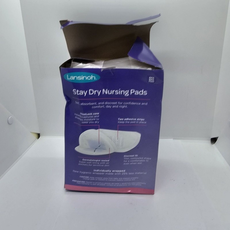 Lansinoh 60-CT Disposable Nursing Pads Stay Dry Absorbency