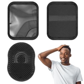 Drydiet 2 Pcs Laydown Pad 360 Waves Training Set Waves Training Pad and Black Pocket Palm Combs for Men Helps Train Your Hair to Lay Down for Your Desired Wave Pattern Hair Styling and Care