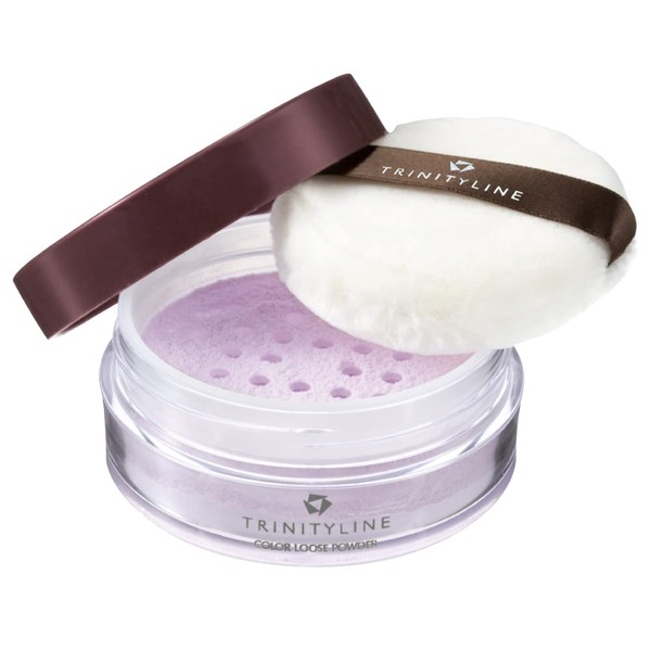 Trinity Line Color Loose Powder, 04 Lavender, Face Powder, Moisturizing,