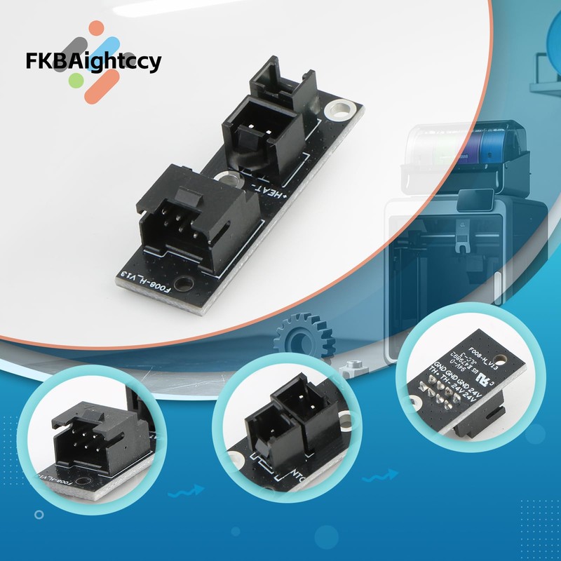2 Pcs Hotend Adapter Board for Crealiity K2/K2 Pro/K2 Plus