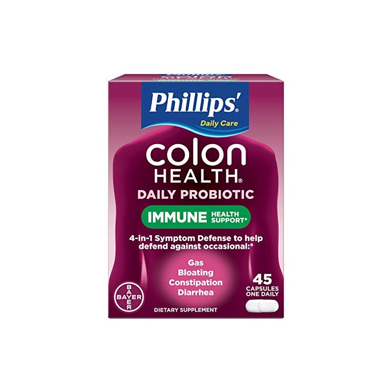 Phillips' Daily Care Colon Health Daily Probiotic, 45 Capsules each